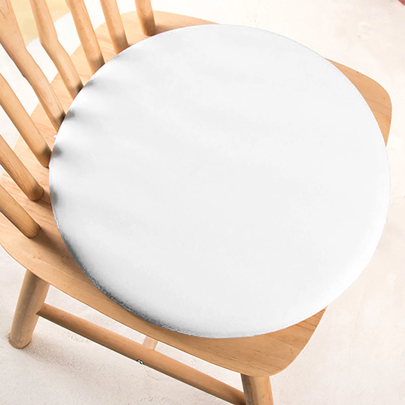 Memory Foam Chair Cushion Slow Rebound Soft Reduce Soreness Round Circle Bar Stool Pad 15.7 X 15.7 X 1.8in