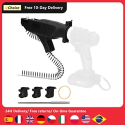 Automatic Lithium Electric Drill Chainscrew Machine Converter Cordless Staple Machine Rechargeable Nailer Portable NailingTool