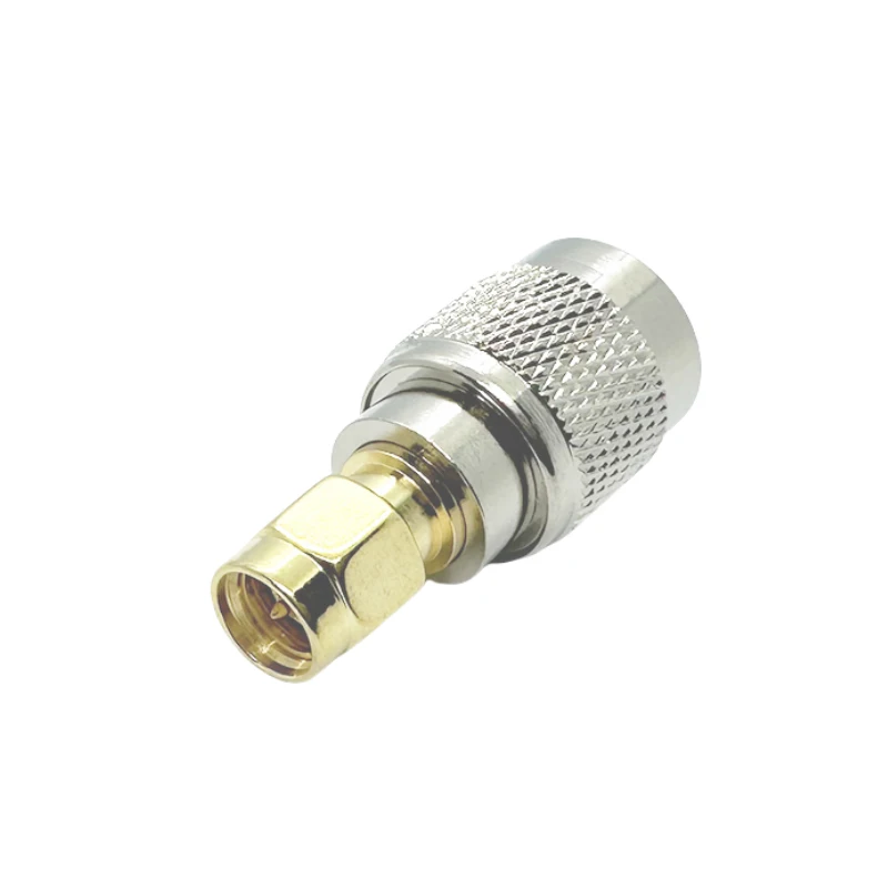 TNC Male to SMA Male RF Coaxial Adapter TNC to SMA Coax Jack Connector Pure Copper straight 50ohm