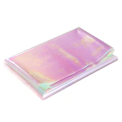 20pcs Cellophane Wrap Paper Iridescent Film Colored Packing Film For Diy Wrapping Flower Rainbow Effect Iridescent Tissue Paper