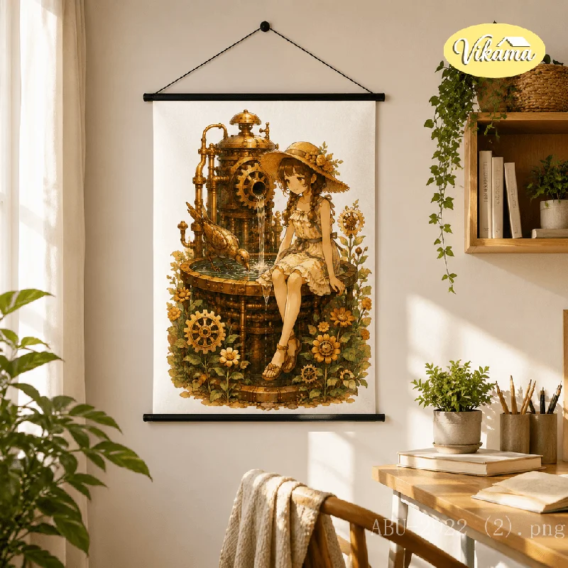 VIKAMA Youth Athletic Anime Tapestry Wall Hanging Sports High Jump Track Field Boy Wall Art for Bedroom Living Room Dorm Home