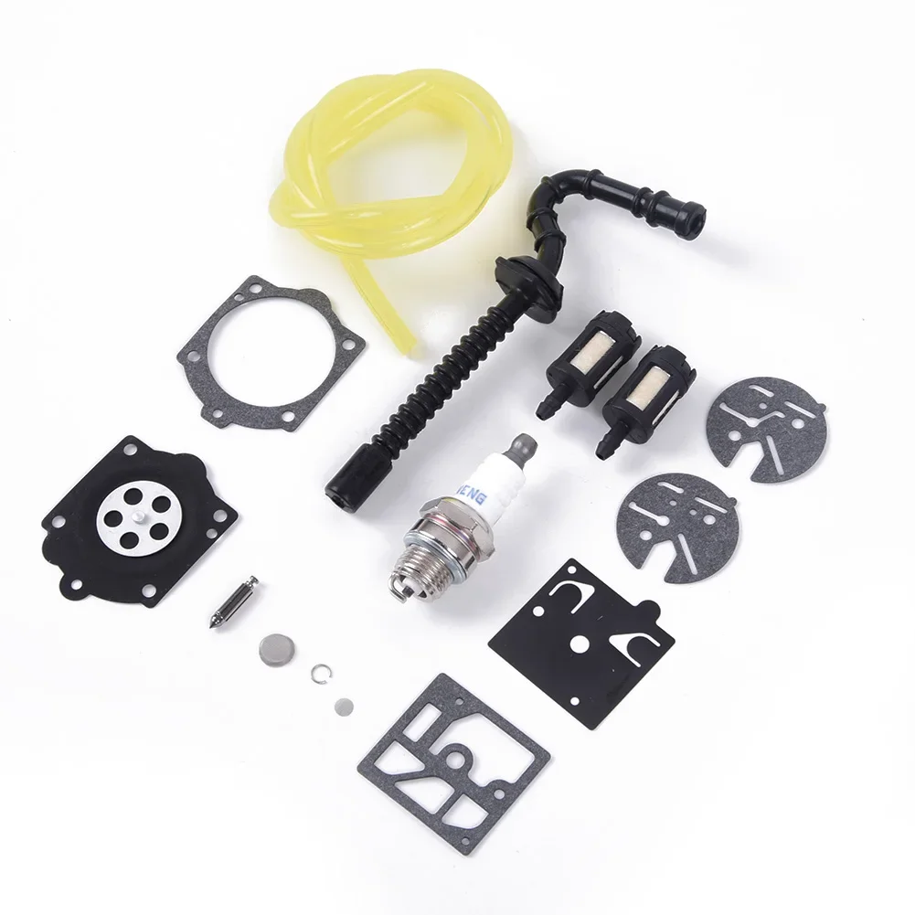 Imagem -02 - Kit de Reparo de Carburador Filtros de Combustível para Stihl 015 015av 015l Acessórios de Motosserra Linha de Mangueira de Jardim Peça Externa de Substituição