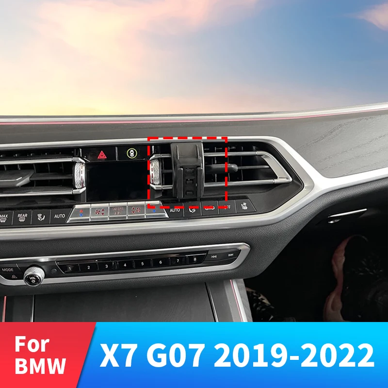 

Magnetic Car Phone Holder for BMW X7 G07 2019 2020 2021 2022 15W Wireless Charging Phone Stand MagSafe Base Vehicle Phone Mounts