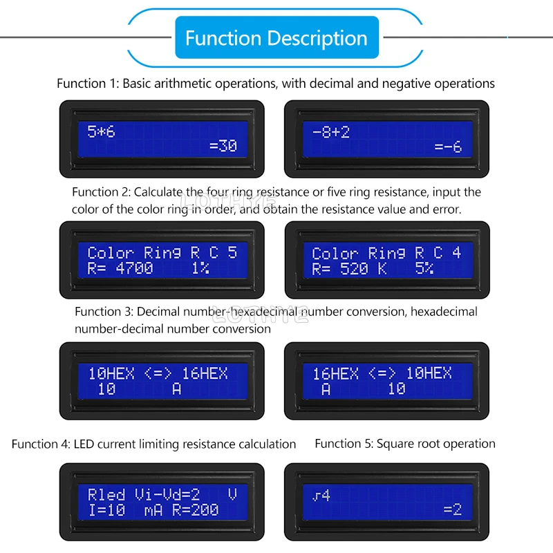 Kit électronique de bricolage avec mini calculatrice, écran d\'affichage, 51 microthorac, formation au soudage scolaire, production, kit de soudure,