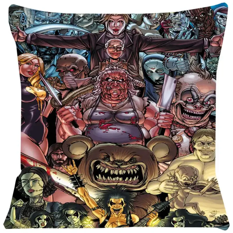 Cushion Cover  Horror Movie Stills Pillow for chairs Home Decorative cushions for sofa Throw Pillow Cover