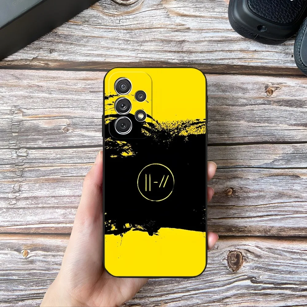 Twenty One Pilots 21 Phone Case for Samsung Galaxy S23 Ultra S24 S22 S20 Fe S21 Plus A54 A34 A24 A53 M54 Note 20 Cover