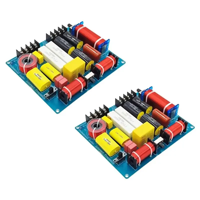 

【SURPIRE】Профессиональный 3-полосный кроссовер для домашнего кинотеатра 350 Вт, 3-канальный высокомощный аудио-фильтр для KTV, Hi-Fi