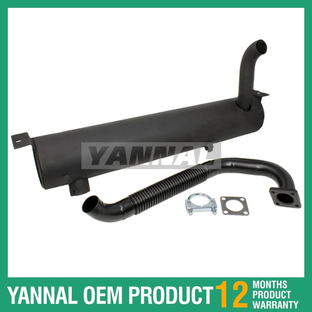 New muffler Silencer For Volvo EC240B EC240BP PLEASE CHECK THE INTAKE INLET