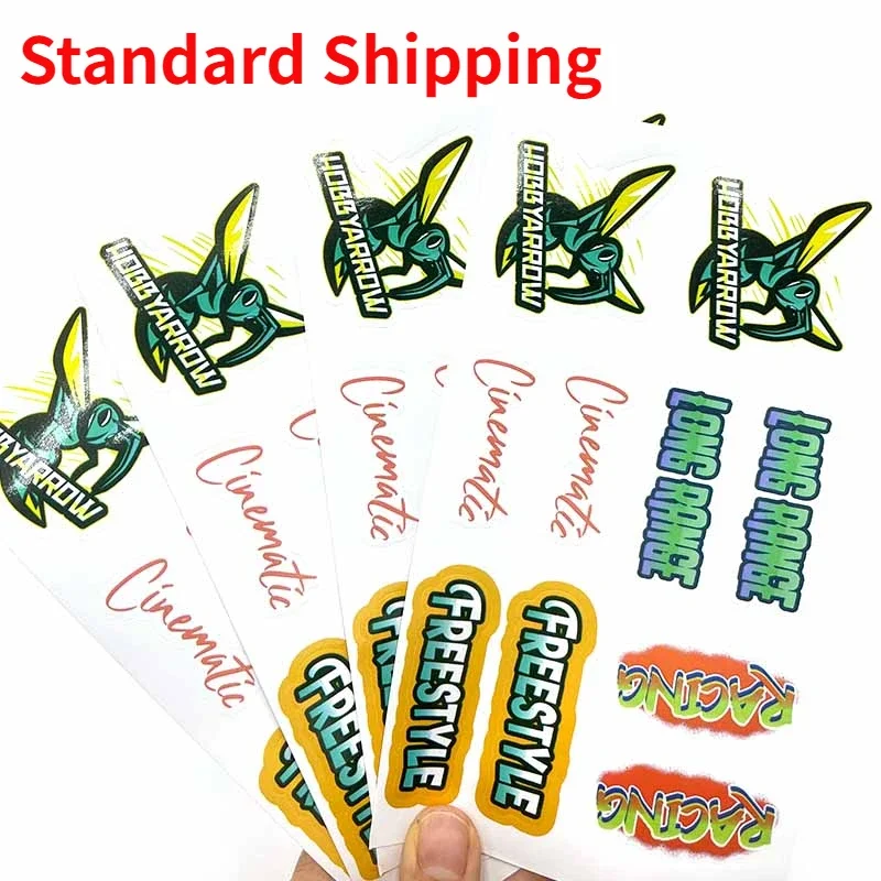 

2PCS HOBBYARROW 100X180mm FPV Sticker "Freestyle" "Racing" "Cinematic" "Long Range"