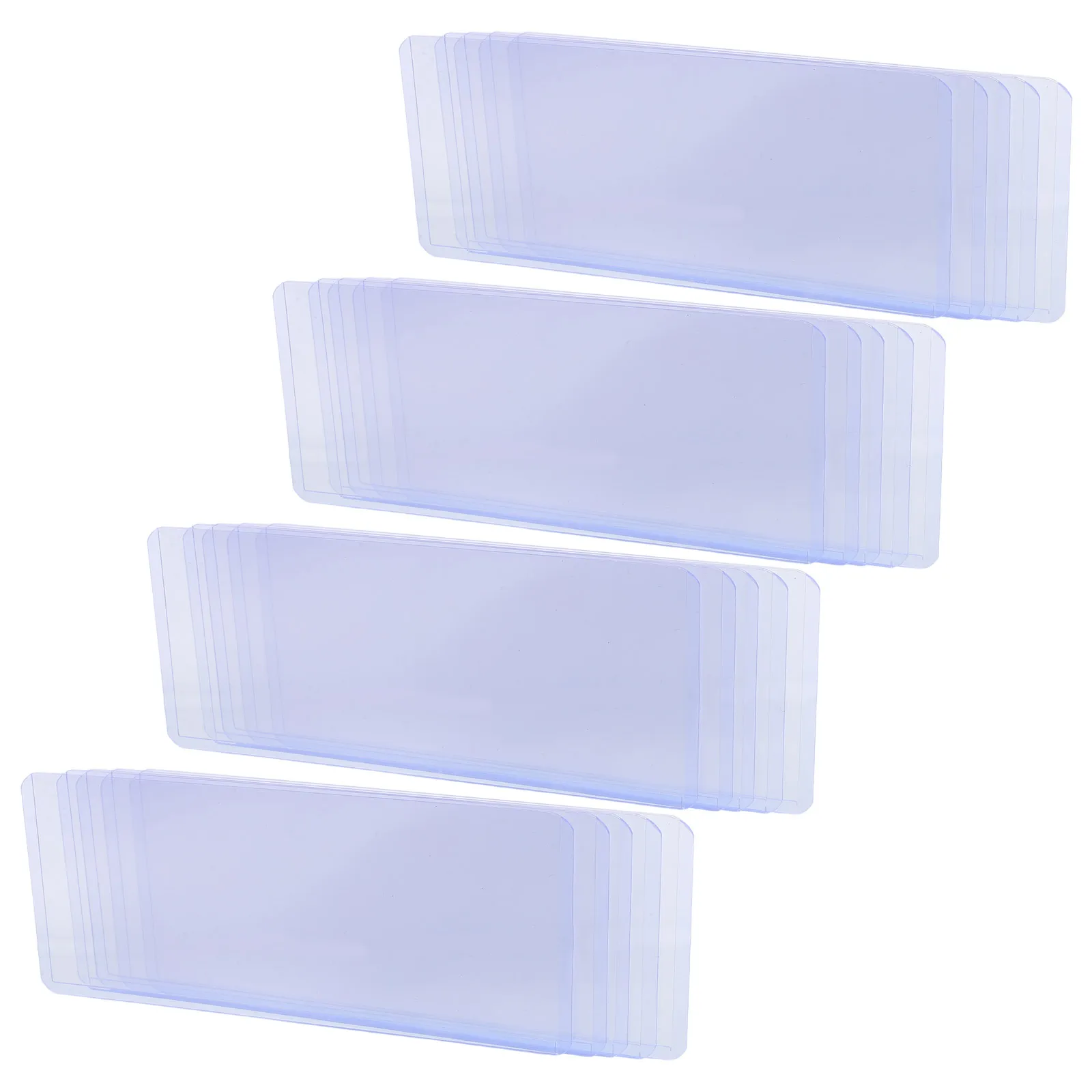 

20 шт., прозрачный держатель для купюр из ПВХ, толстые прозрачные рукава для валюты, органайзер для хранения денег, органайзер для банкнот, хранение наличных