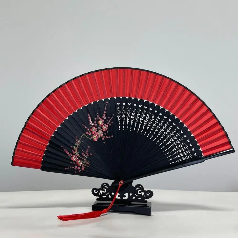 Chinese Style Bamboo Folding Fan, Classical Carving Craft