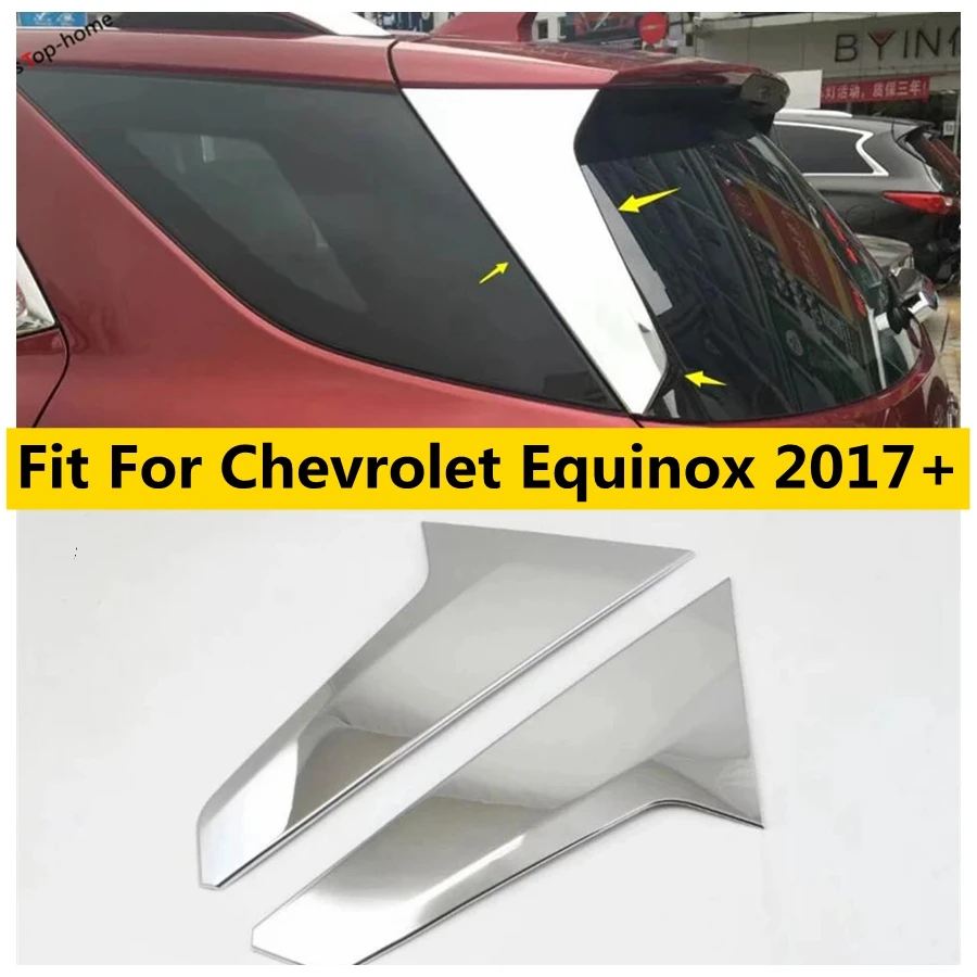 

Rear Tail Window Strips Decoration Stickers Cover Trim Fit For Chevrolet Equinox 2017 - 2023 Car Accessories