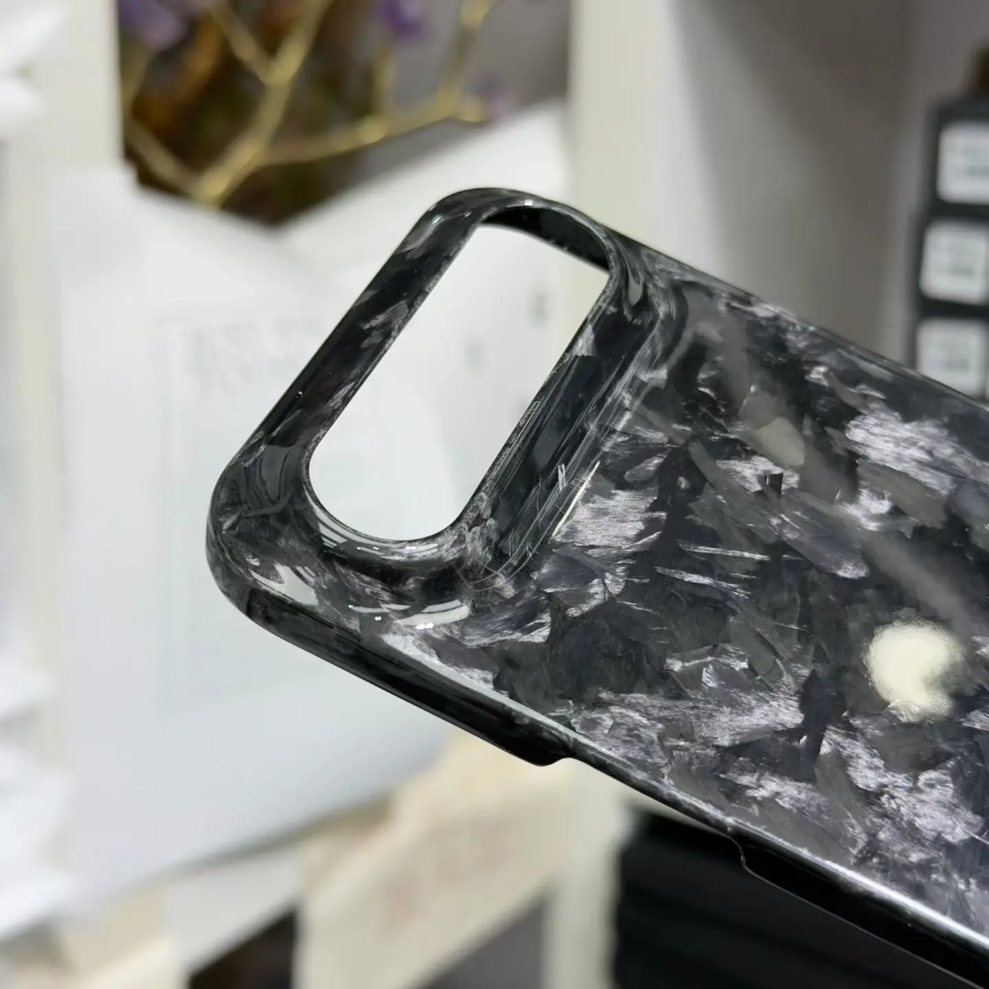 Oryginalne, cienkie etui z kutego włókna węglowego do iPhone Air, iPhone Air Ultra, cienka, twarda, matowa, błyszcząca, kuta obudowa ochronna na tył telefonu. — zdjęcie produktu 6