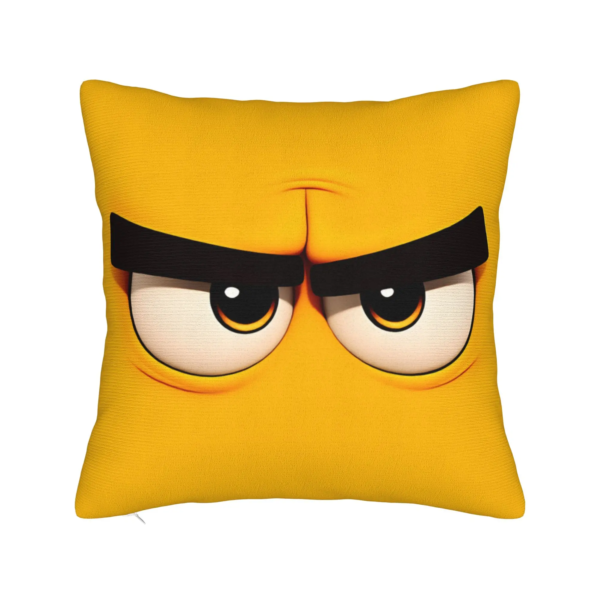Cartoon Face Meme Of An Evil Looking Pillow Case  Comfy Pillow Cover Fashion Pillowcases For Living Room Sofa