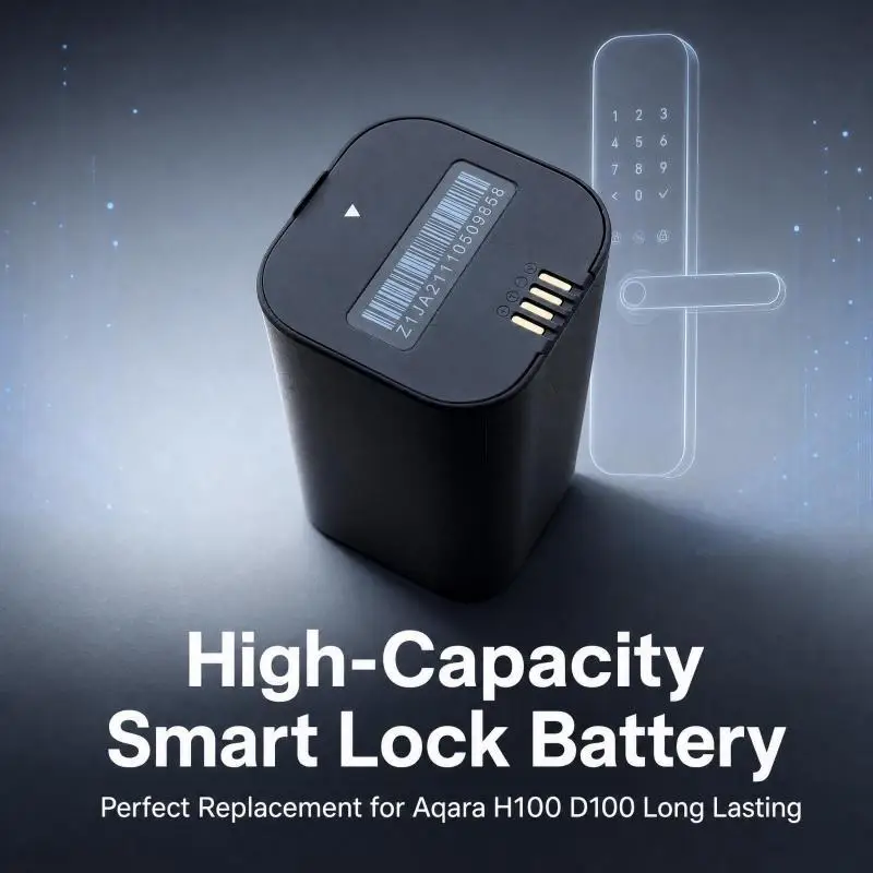 7.2V 2480mAh 4980mAh Li-ion Replacement Battery JKOO JKON For Aqara H100 D100 Smart Door Lock Rechargeable Battery Parts