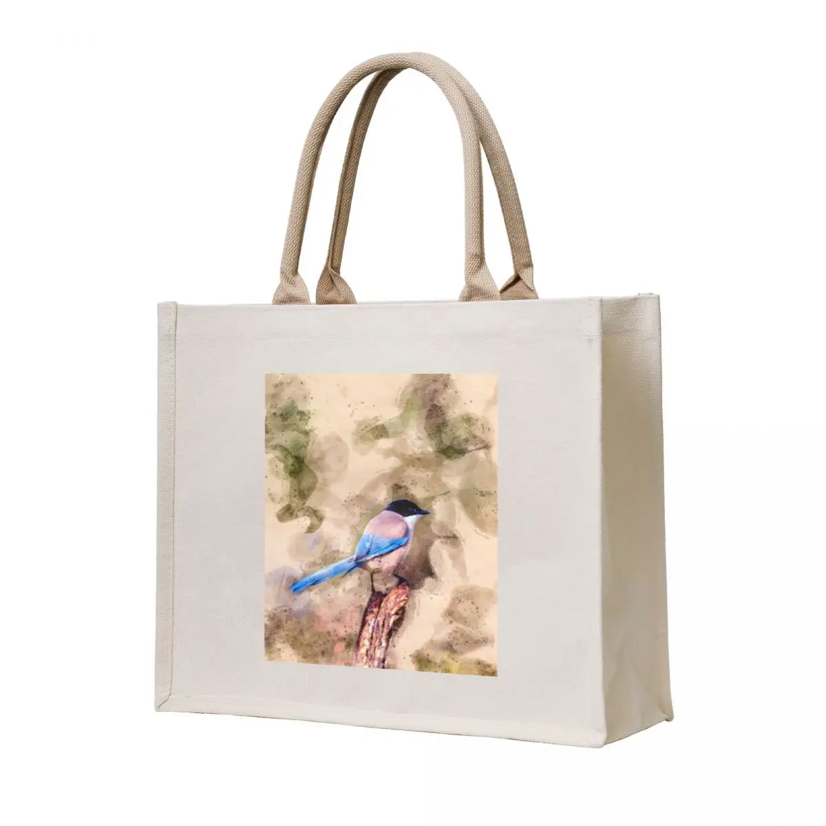 

Iberian Magpie Portrait Watercolor Tote Bag Cloth bags shoping bag the tote bag tote bags cloth bags