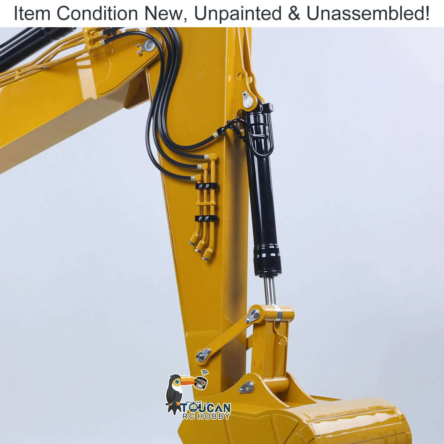 LESU – KIT C374F en métal, modèle de pelle lourde avec télécommande hydraulique, pelle RC, Valve 6CH, écran LCD, pompe légère, camion, voitures, 1/14