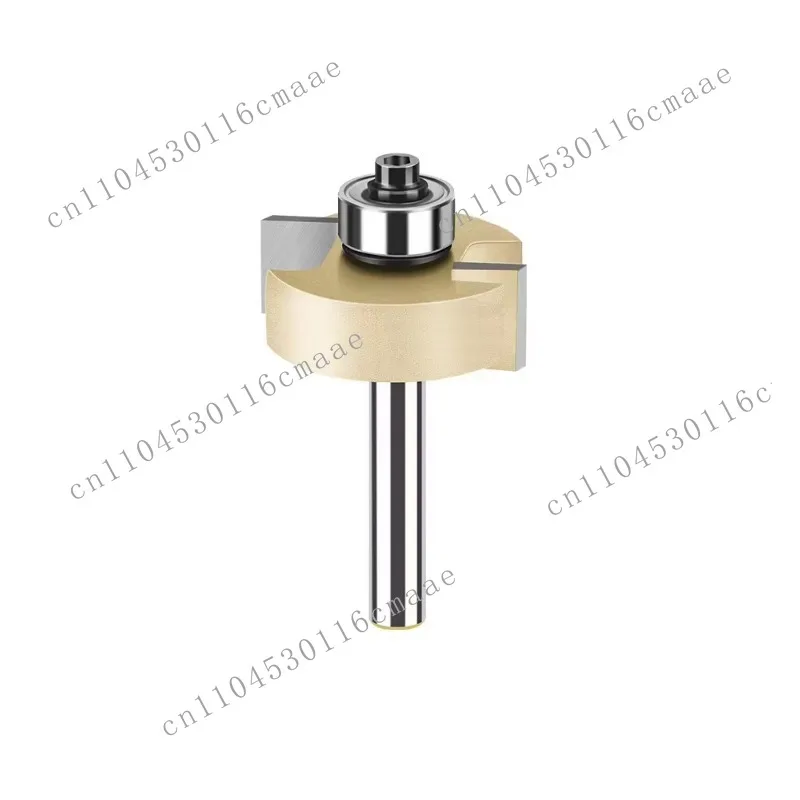 L-N309 1/4 and 6mm Shank Professional Grade Double Flutes T Slot Bearing Router Bit the High Quality Woodworking Milling Cutter