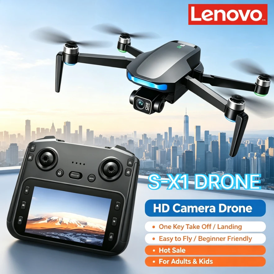 Drone X1 Rc - Drone GPS Lenovo S-X1 com Câmera