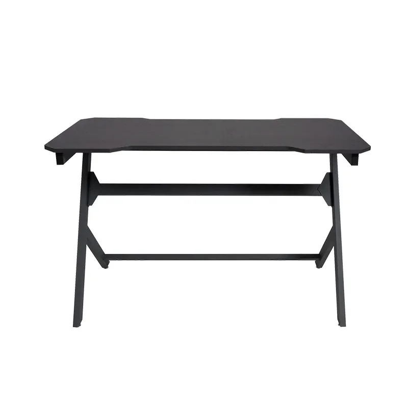 Minimalist Rental Room Dormitory Computer Desk Desktop Home Writing Desk Steel Wood Game Table