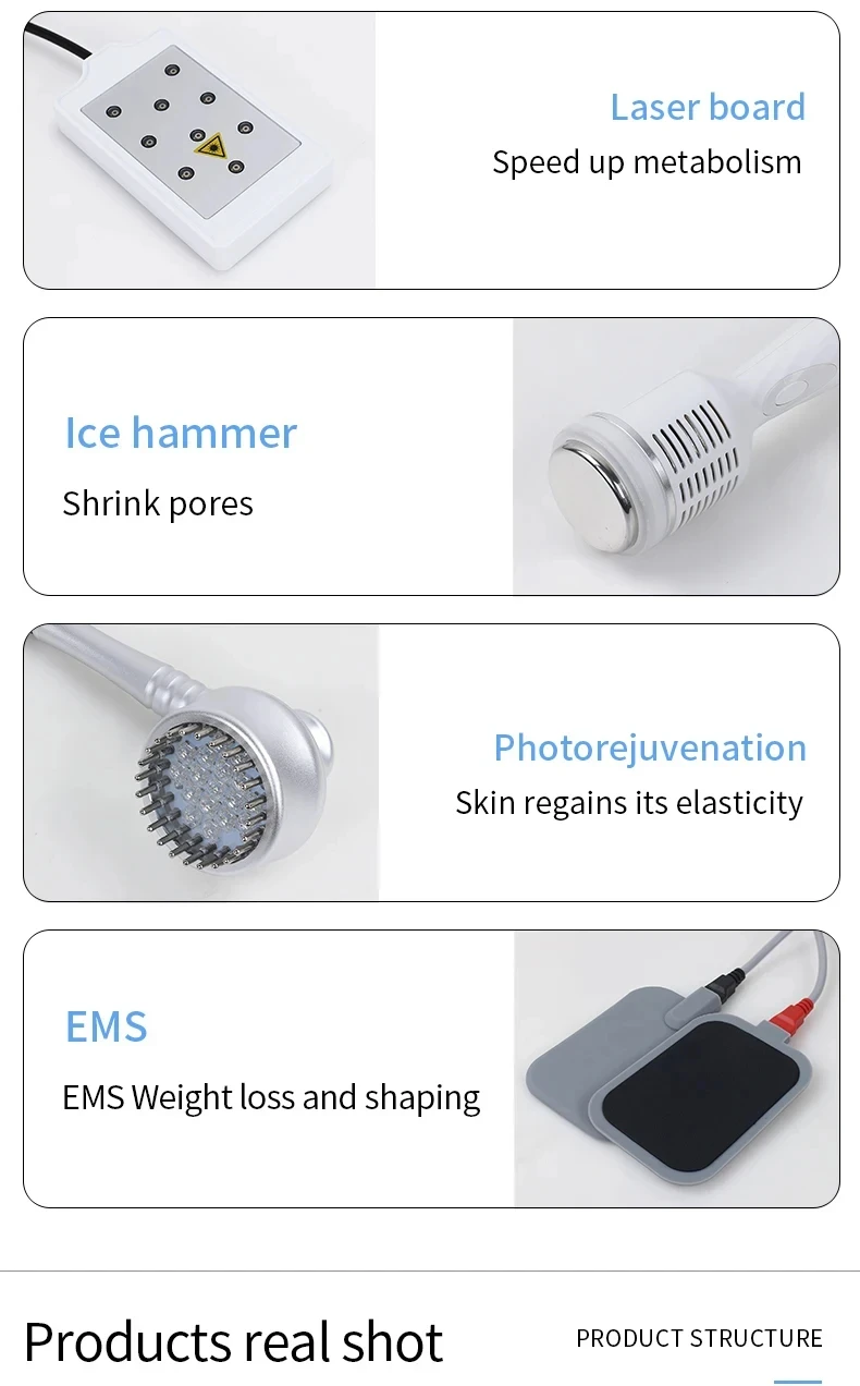Il più nuovo 9 In 1 Lipolaser Cavitation macchina dimagrante RF Skin Lifting radiofrequenza Lipocavitation Fat Burner Body Electric Mas
