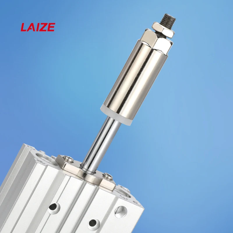 MGPMJ Compact Guide Cylinder Adjustable Three-Rod Pneumatic Air Cylinder SMC Type