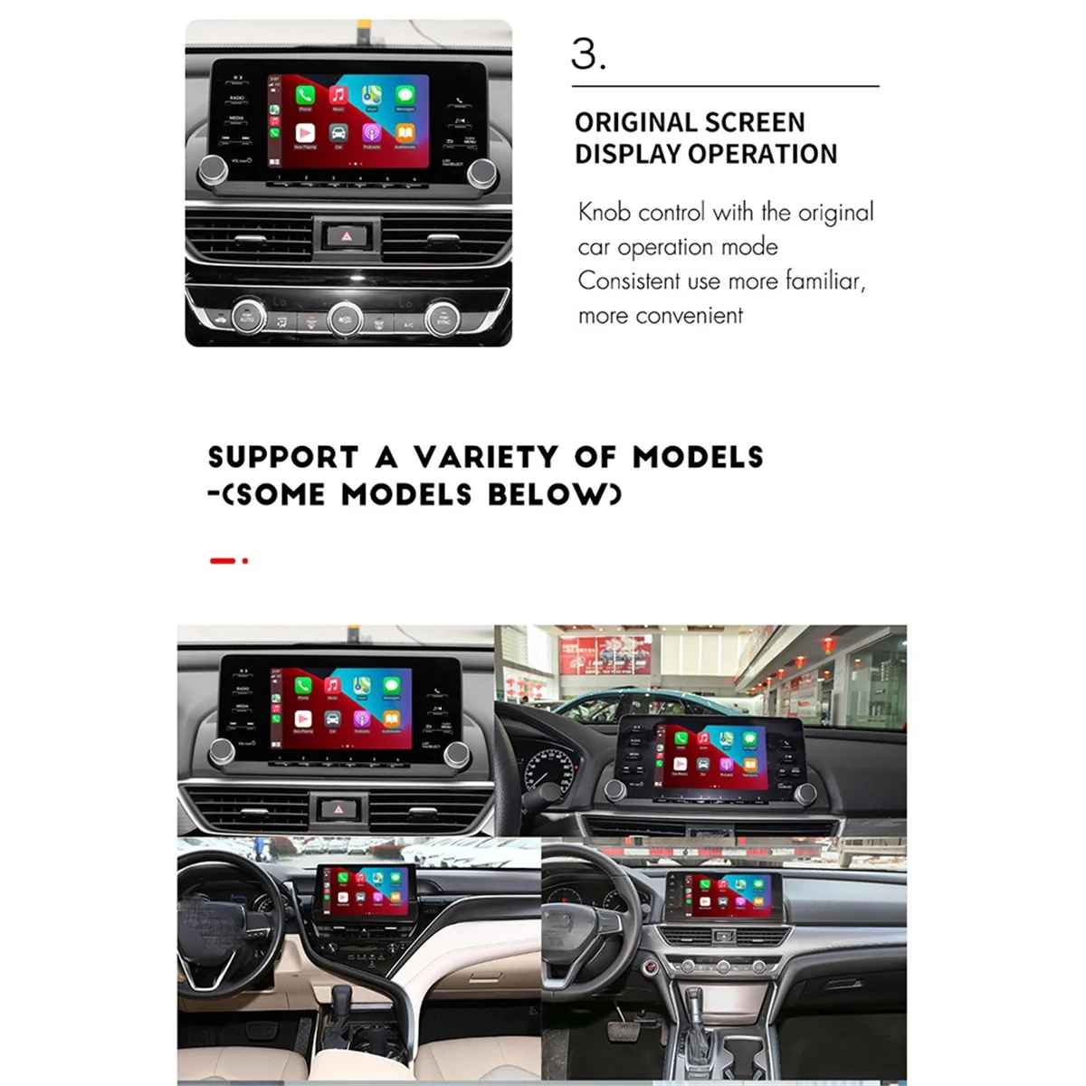 Wireless Carplay Adapter for iPhone Apple,5GHz WiFi Automatic Connection Carplay for Car Model 2016+