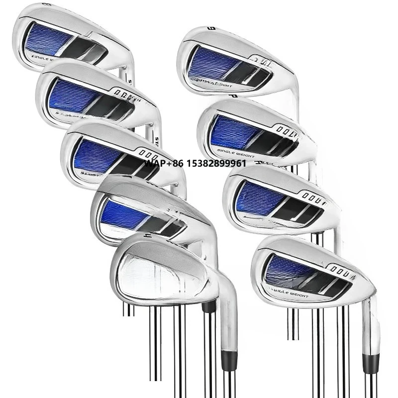 

MAZEL Right Handed Golf Clubs Complete Set Golf Iron Set Men 4-SW(9 Pieces),flex Stiff Spot Single Length Stainless Steel Unisex