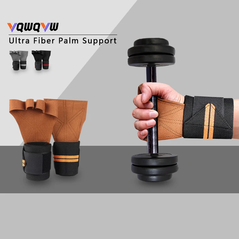 

1Pair Wrist Brace Fitness Weightlifting Dumbbell Handguard,Wear-resistant and Anti Slip Wrist Support,Strap Protective Equipment