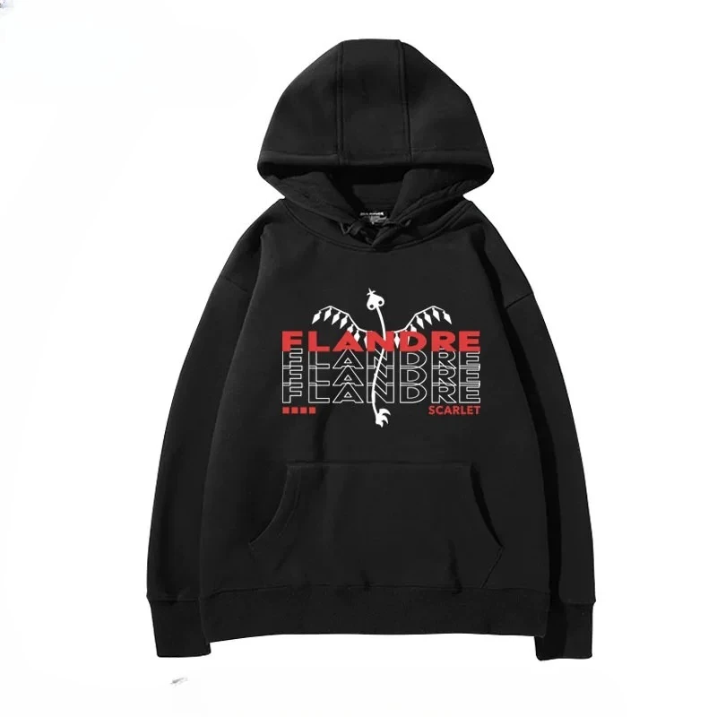 Anime TouHou Project Flandre Scarlet Cosplay Hoodie Women Men Harajuku Sweatshirt Y2K Streetwear Hip Hop Pullover Hooded Jacket