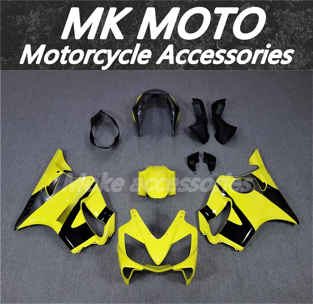 

Комплект обтекателей Moke moto, подходит для Cbr600f F4i 2004 2005 2006, комплект кузовных работ, высокое качество, инъекция ABS, новый черный, желтый