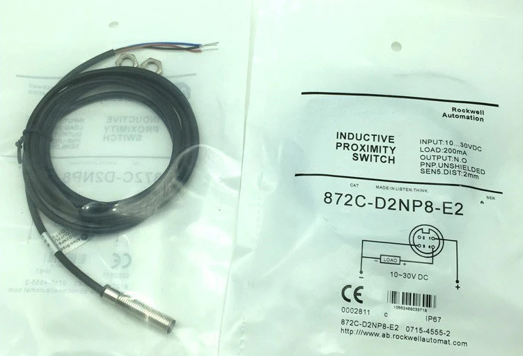 

Proximity switch 872C-D2Np8D3Np12D5Np18D10NP30-E2E5 Proximity sensor