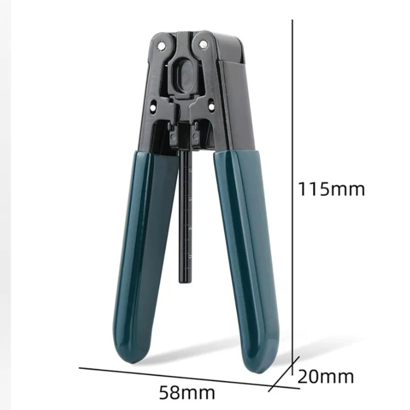 a24u-光ファイバーケーブル用金属剥離工具-1～2芯、2×3mmのドロップケーブルに対応した、3つの穴が付いた多サイズ対応のカッター