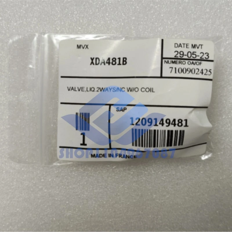 

Abx(France) PN:XDA481B Valve,liquid. 2-way, without coil (new,original)