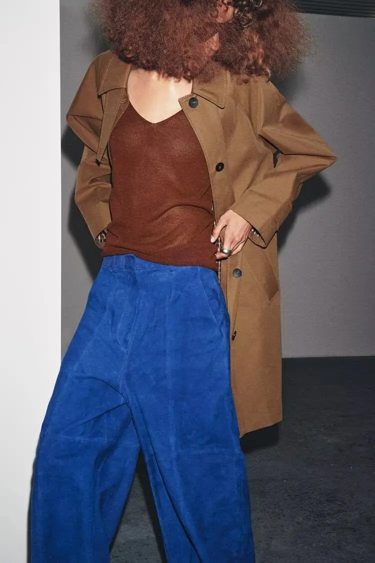 

Классическое британское пальто средней длины для повседневной носки, простое, элегантное, модное, осеннее, новинка, из полиэфирного волокна, с длинными рукавами