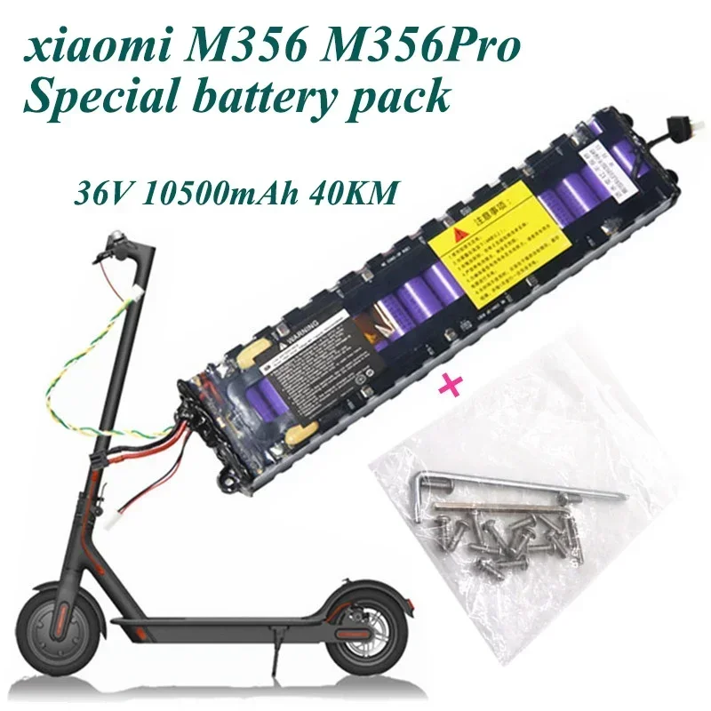 36V 10.5Ah Scooter Battery Pack for Xiaomi Mijia M365, Electric Scooter, BMS Board for Xiaomi m365  For Xiaomi M365 Battery Fold