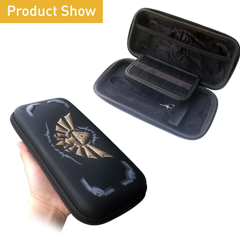 Tas Penyimpanan Tema 3D untuk Nintendo Switch Portabel Membawa Casing Keras Tahan Air NS Beralih Aksesori Game OLED