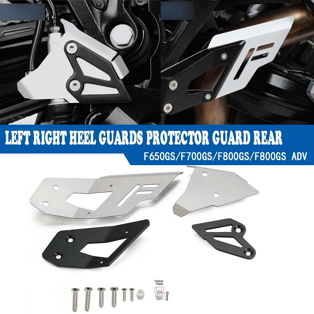 

For BMW F650GS F700GS F 700 650 800 GS F800GS Adventure ADV Motorcycle Heel Guards Foot Peg Bracket Rear Frame Plate Protector