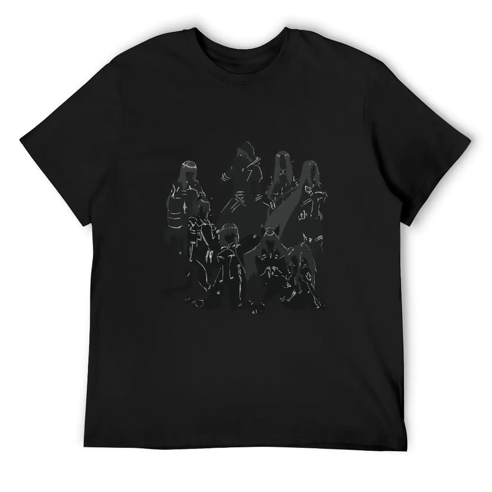 

The Eminence in Shadow or Kage no Jitsuryokusha ni Naritakute! Black Anime Cover T-Shirt luxury designer mens designer clothes