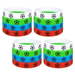 16 Pcs Soccer Wristband Football Silicone Bracelets Accessories Chic Male for Fans Wristbands