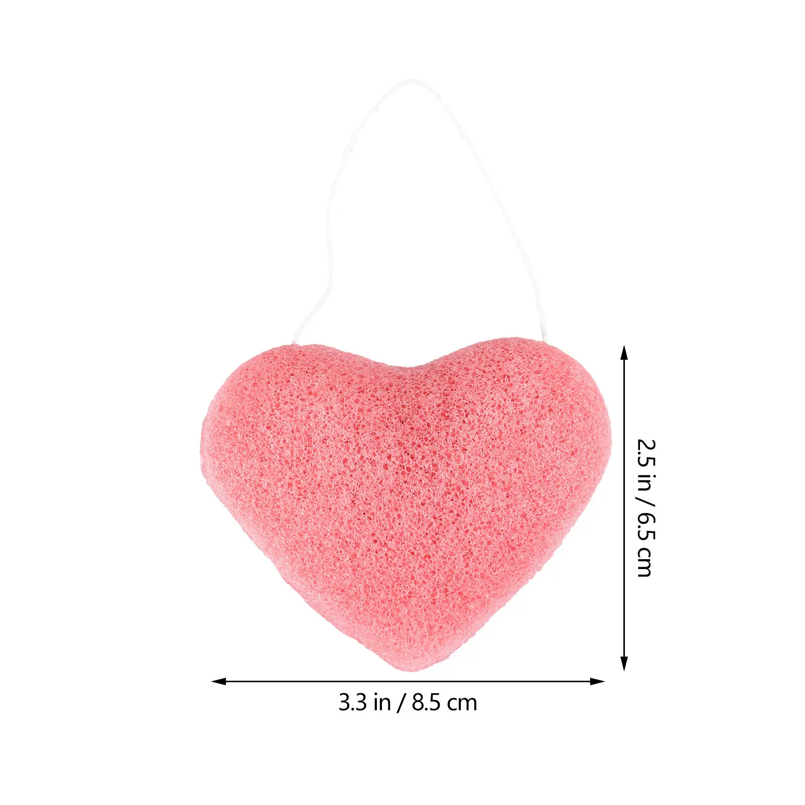 5 Stück Gesichtsreinigungsschwamm, komfortables, glattes Peeling-Hautpflegewerkzeug für die Tiefenreinigung der Poren und zum Entfernen von Make-up