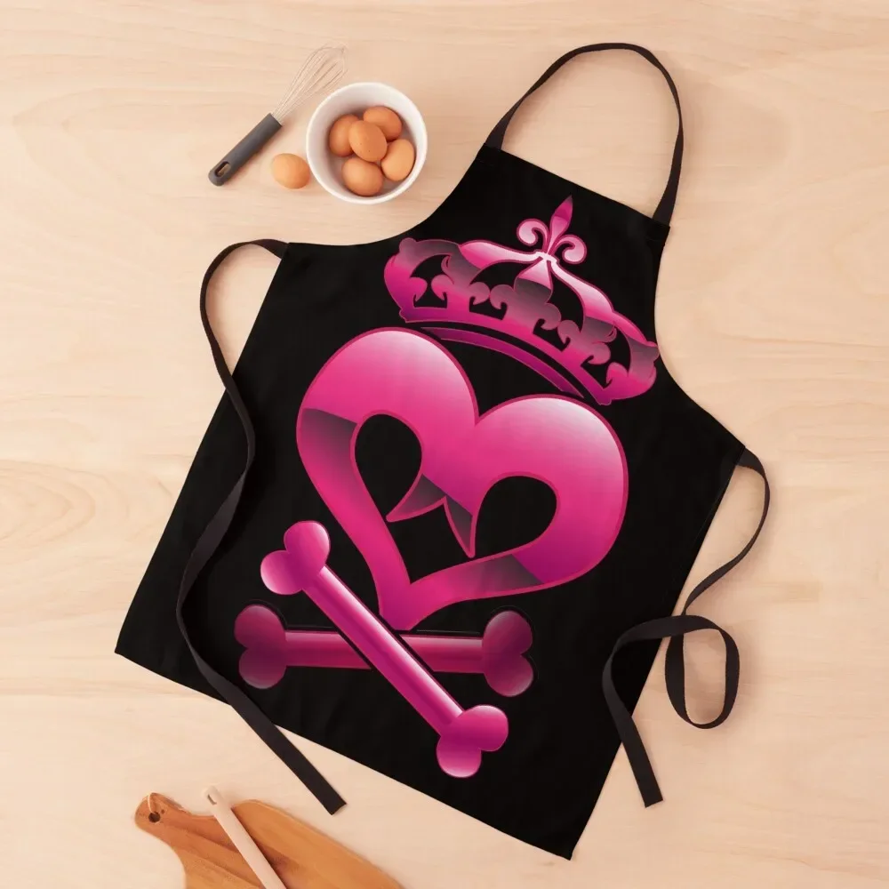 

Emo heart Apron christmas kitchen Kitchen Women nail tech supplies Apron
