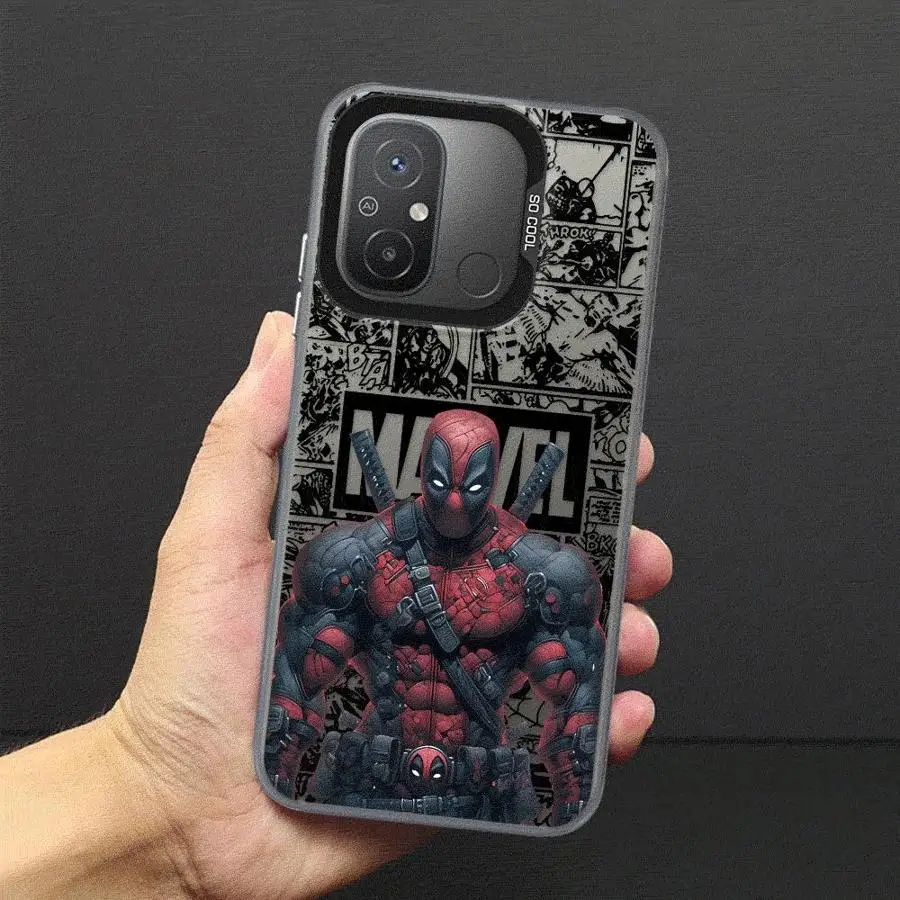 Marvel SpiderMan IronMan Phone Case for Redmi 12 4G 12C 13C 4G 5G 13 4G Poco X3 NFC X3 Pro C50 C51 C61 Redmi A1 A2 Plus A3x