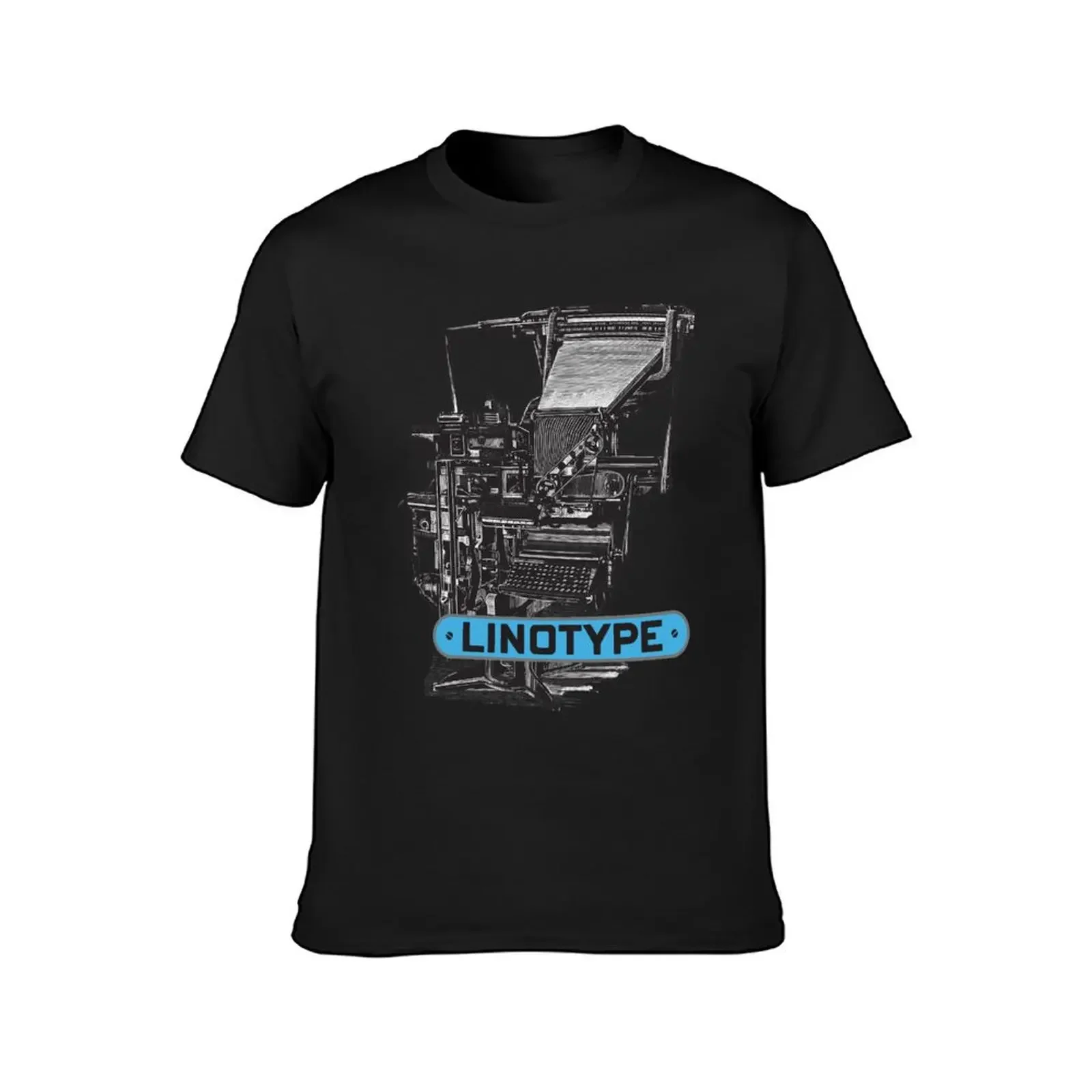 Linotype, letterpress T-Shirt plus size clothes shirts graphic Short sleeve tee big and tall t shirts for men