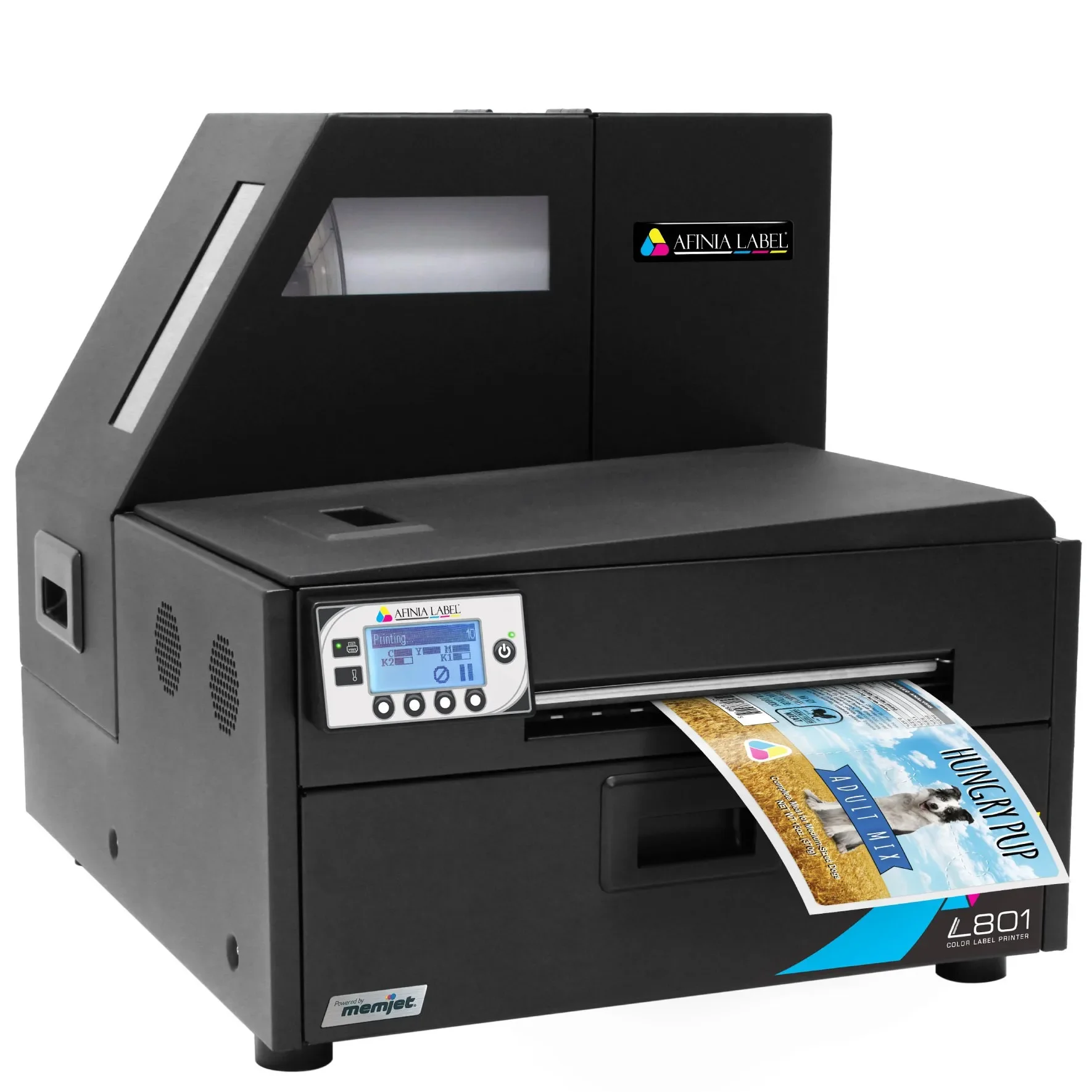 Inkjet Label Printer Packing And Printing With Pigment-Based Ink Cartridges For Food Beverage Product