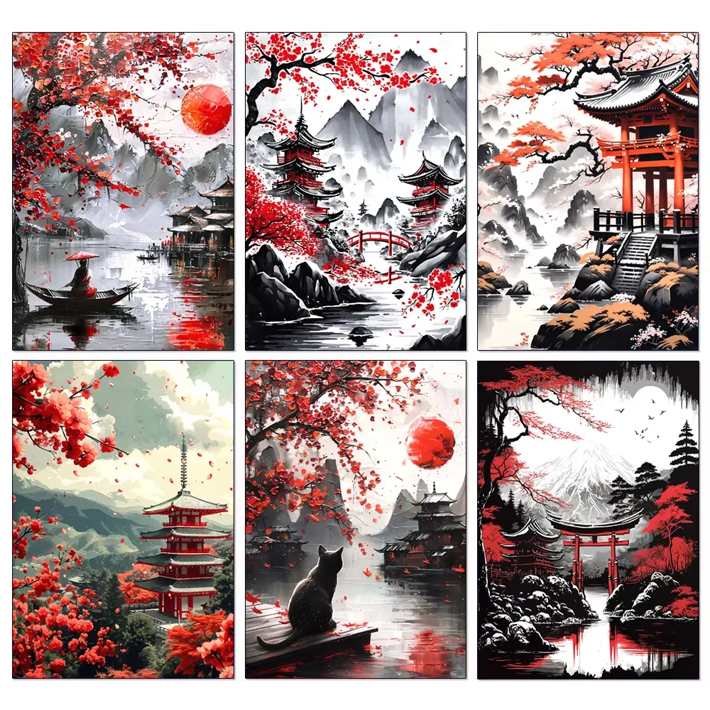 

2000 PCS Puzzles for Adults Japanese Natural Landscape, Jigsaw Puzzles Educational Games Colorful Puzzles Gifts Home Decor