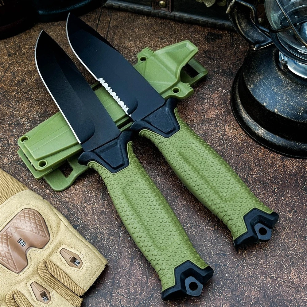

GB-1500 Военный тактический нож с фиксированным лезвием, инструменты для выживания с ножнами, сталь 8Cr13Mov для охоты, кемпинга, открытого EDC