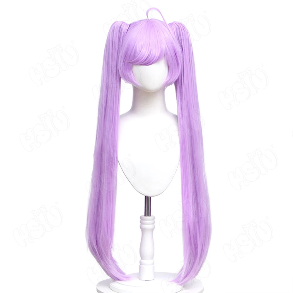 Manaka Laala cosplay Wig Fiber synthetic wig Anime Pripara Cosplay「HSIU 」taro purple ponytail long Wig+Wig cap