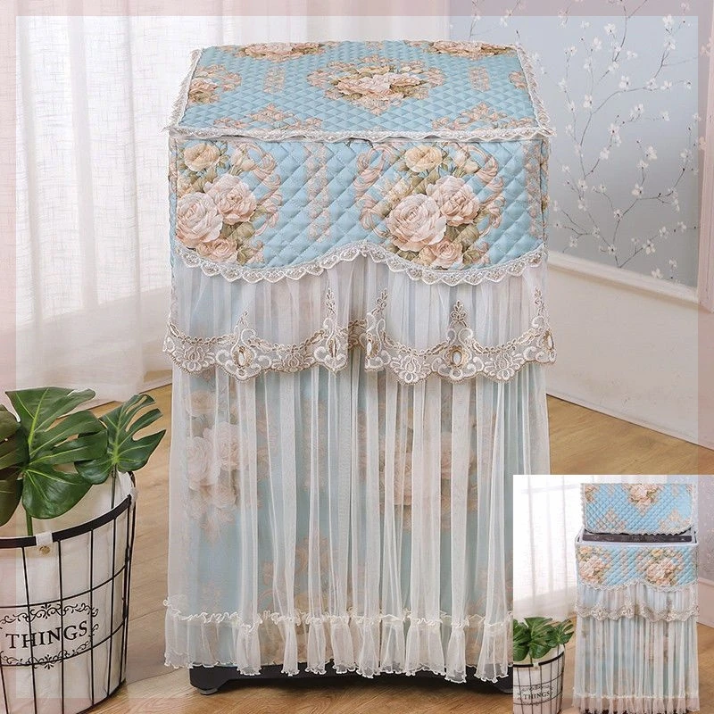 

Утолщенный чехол для стиральной машины с защитой от солнца, на молнии, для балкона, с автоматическим верхним открытием, трехсторонний, из ткани