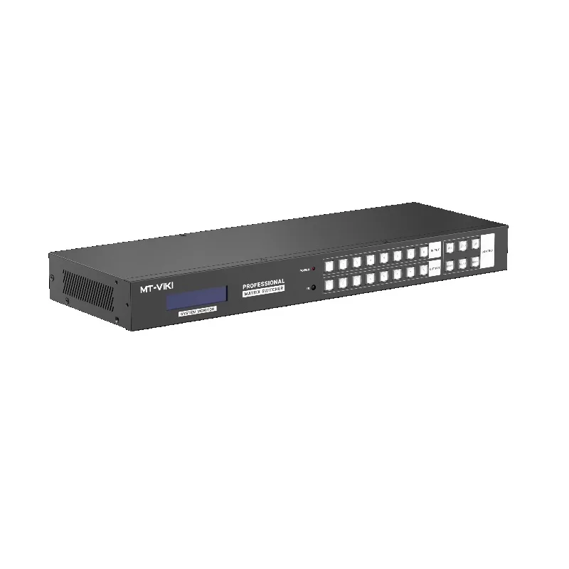 Seamless Matrix Switcher 8x8 with Splicing Mode, 4K 30Hz, Available for 4x4, 8x8, 8x16, 16x16 AA